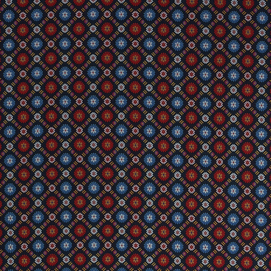 SCHUMACHER  CABANA LARISSA PATTERN WOVEN PATTERN WOVEN NAVY   - 80770