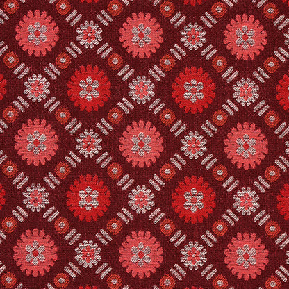 SCHUMACHER  CABANA LARISSA PATTERN WOVEN PATTERN WOVEN BURGUNDY   - 80771