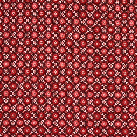 SCHUMACHER  CABANA LARISSA PATTERN WOVEN PATTERN WOVEN BURGUNDY   - 80771
