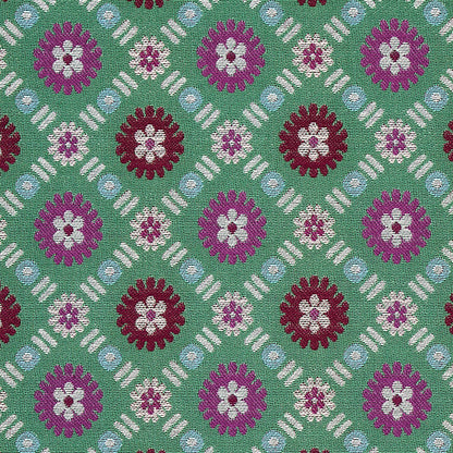 SCHUMACHER  CABANA LARISSA PATTERN WOVEN PATTERN WOVEN JADE   - 80772