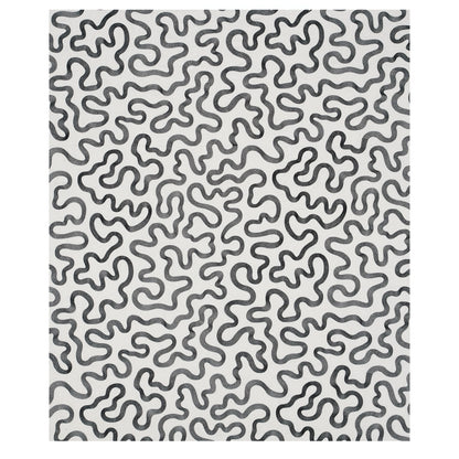 SCHUMACHER  NEW WAVE: BLACK & WHITE Riley Embroidery EMBROIDERIES EMBROIDERIES BLACK ON IVORY   - 80791