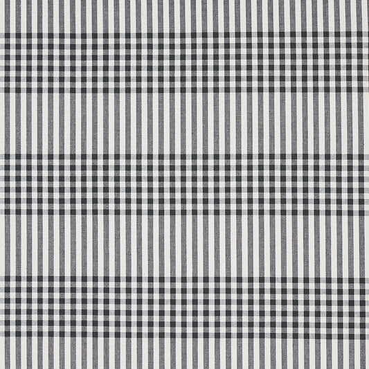 SCHUMACHER  SMITH STREET BERGEN PLAID PATTERN WOVENS PATTERN WOVENS SLATE   - 80800