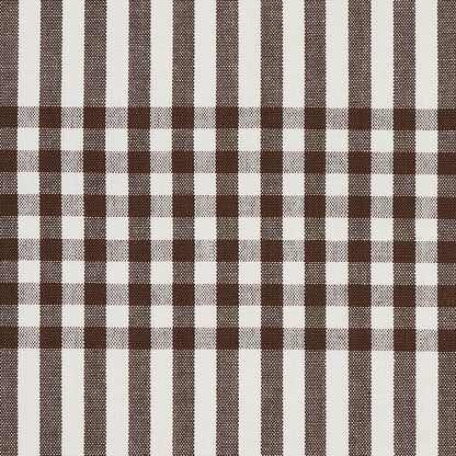 SCHUMACHER  SMITH STREET BERGEN PLAID PATTERN WOVENS PATTERN WOVENS BROWN   - 80801