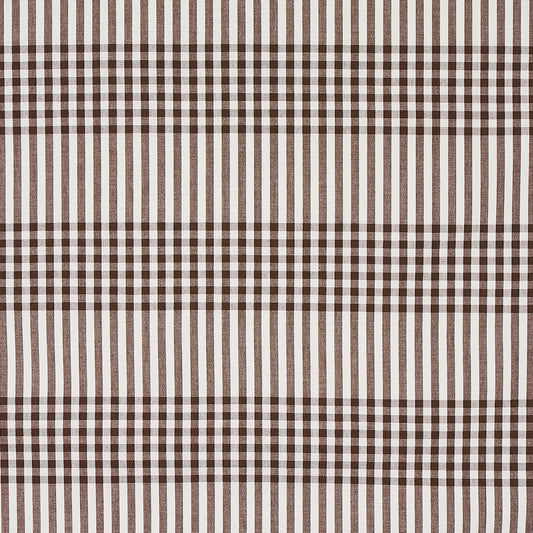 SCHUMACHER  SMITH STREET BERGEN PLAID PATTERN WOVENS PATTERN WOVENS BROWN   - 80801