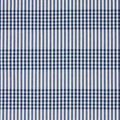 SCHUMACHER FABRIC  SMITH STREET BERGEN PLAID   NAVY   - 80802