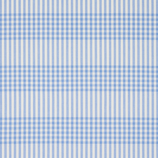 SCHUMACHER  SMITH STREET BERGEN PLAID PATTERN WOVENS PATTERN WOVENS SKY   - 80803