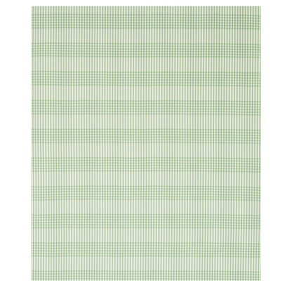 Square mint-green gingham napkin, tiny check fabric for dining table use.