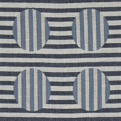 SCHUMACHER  SMITH STREET SOTO PATTERN WOVENS PATTERN WOVENS DENIM   - 80840