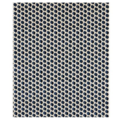 SCHUMACHER  SMITH STREET HALF MOON VELVET CUT VELVET,VELVETS CUT VELVET,VELVETS NAVY   - 80850