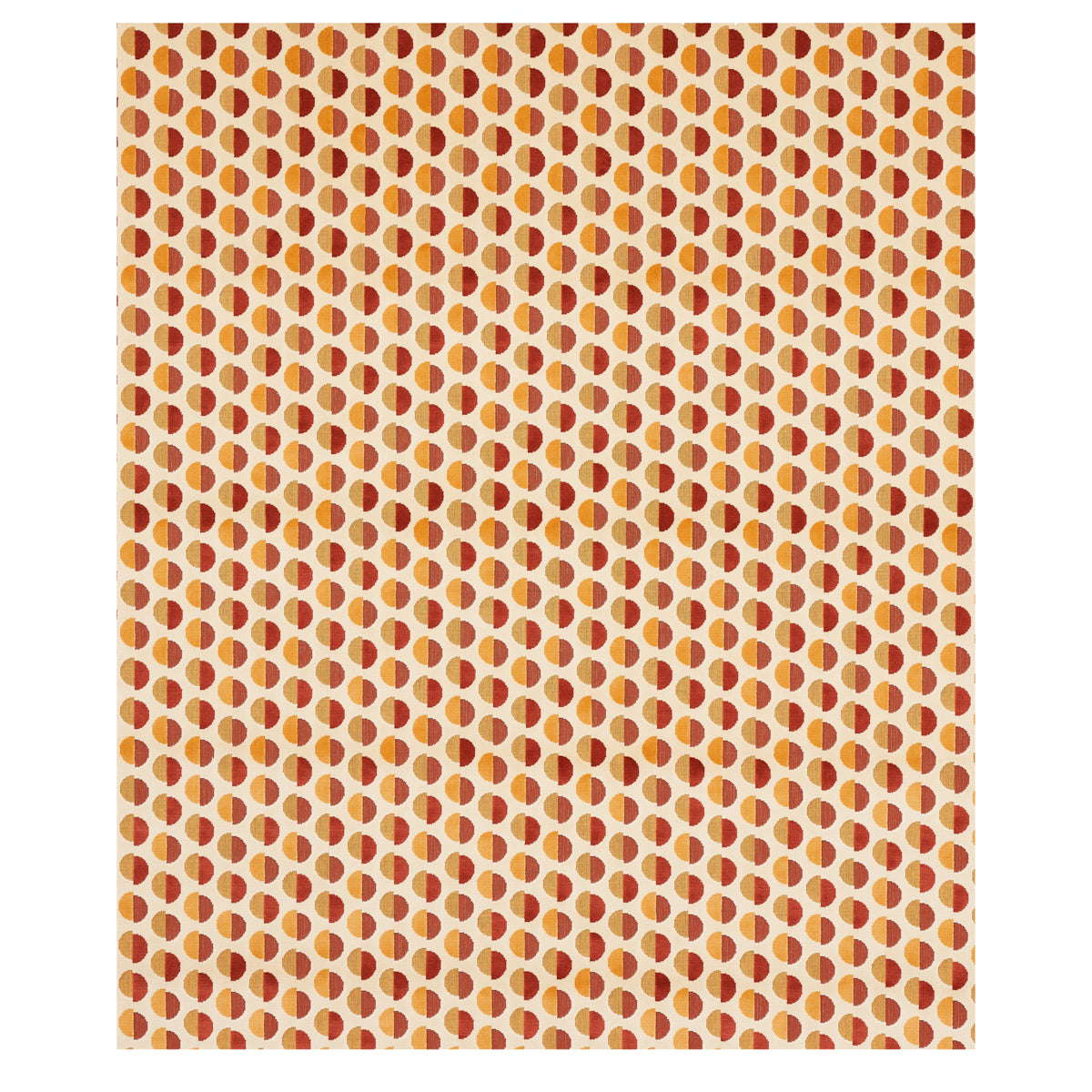 SCHUMACHER  SMITH STREET HALF MOON VELVET CUT VELVET,VELVETS CUT VELVET,VELVETS OCHRE   - 80851