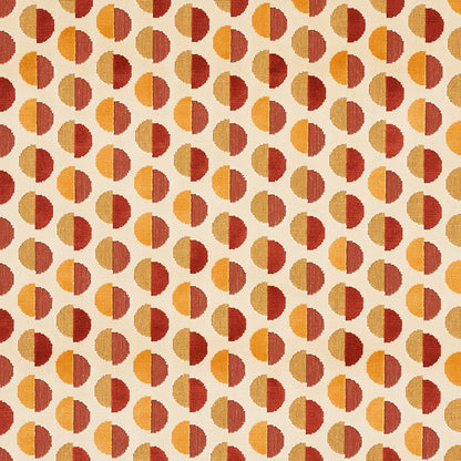 SCHUMACHER  SMITH STREET HALF MOON VELVET CUT VELVET,VELVETS CUT VELVET,VELVETS OCHRE   - 80851