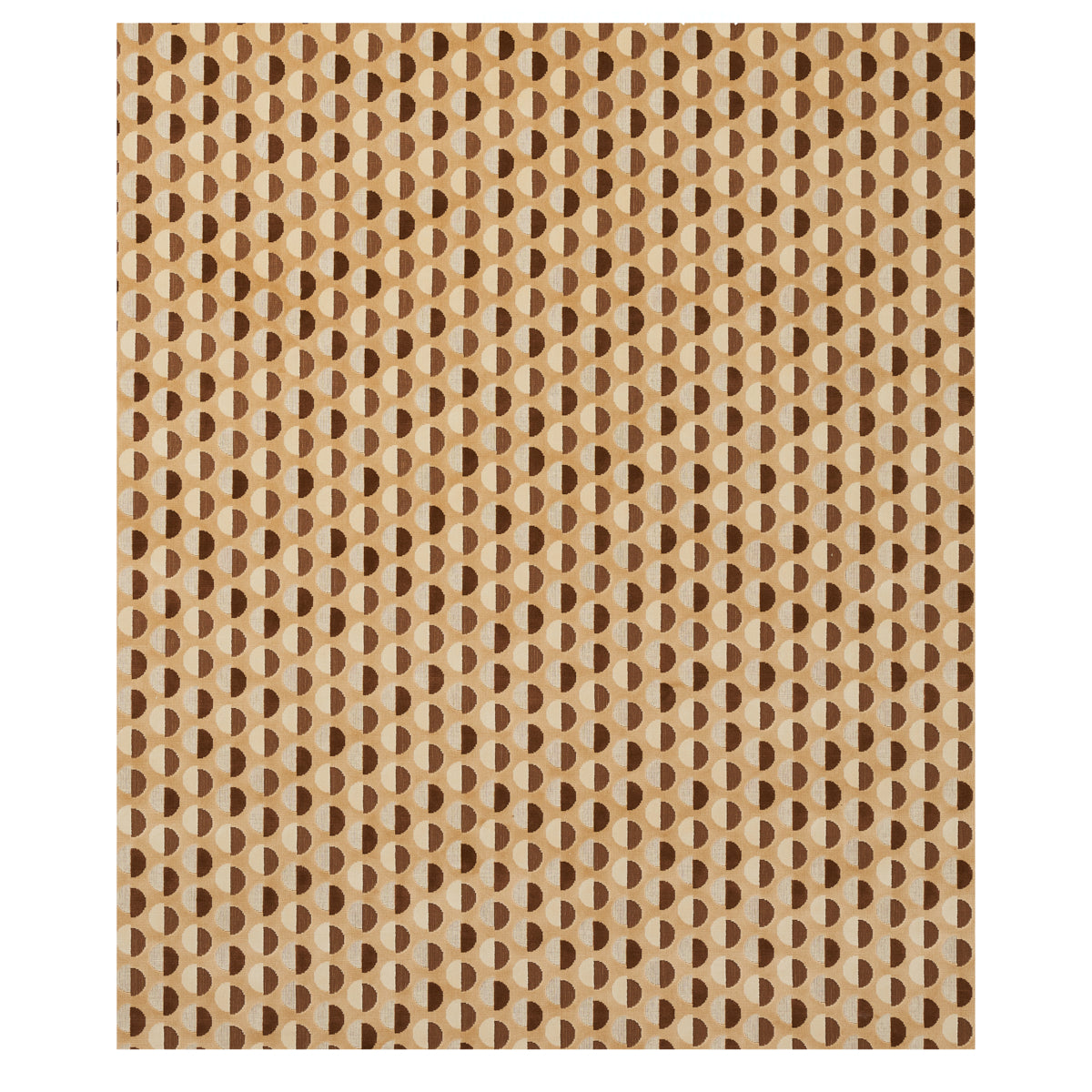 SCHUMACHER  SMITH STREET HALF MOON VELVET CUT VELVET,VELVETS CUT VELVET,VELVETS CAMEL   - 80852