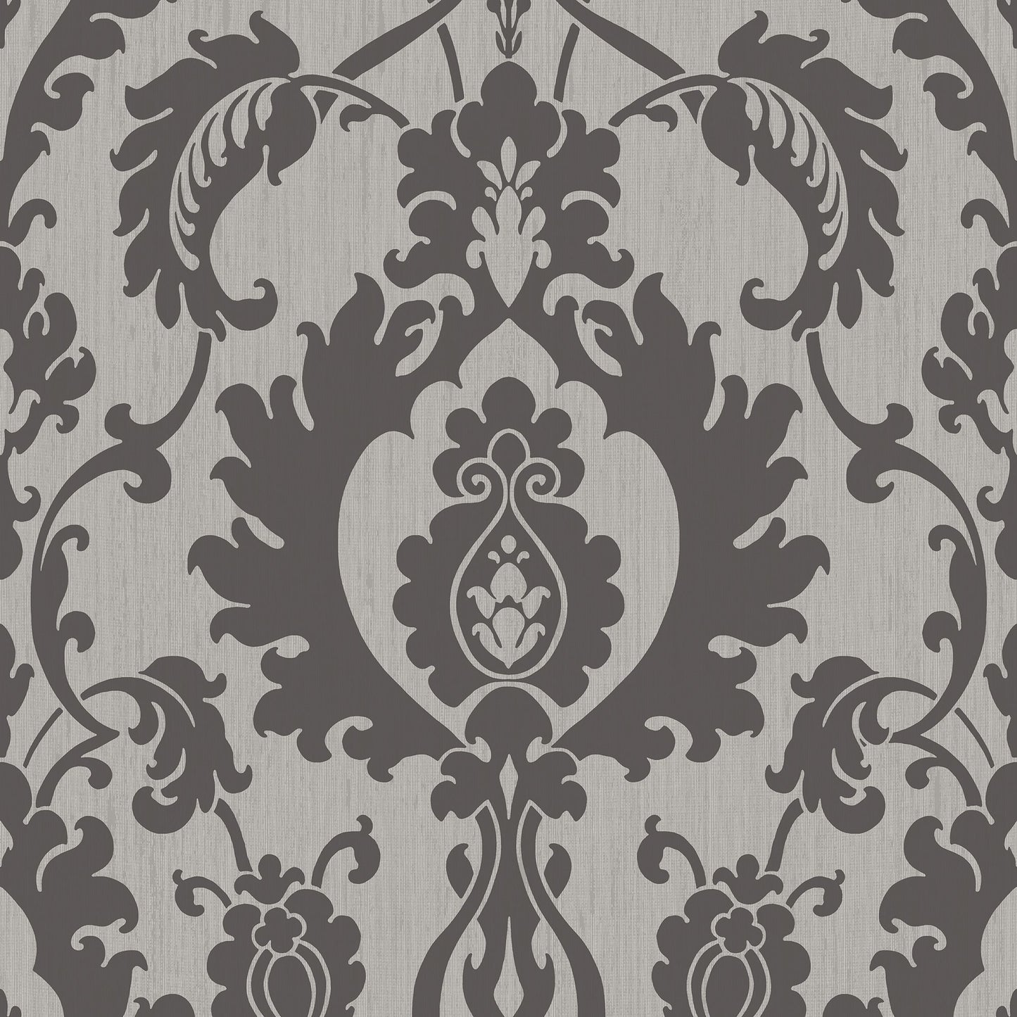 JF Fabrics -Wallpaper 8085 96 Wallpaper Grey,Silver  Non-Woven - 6027796 W7951