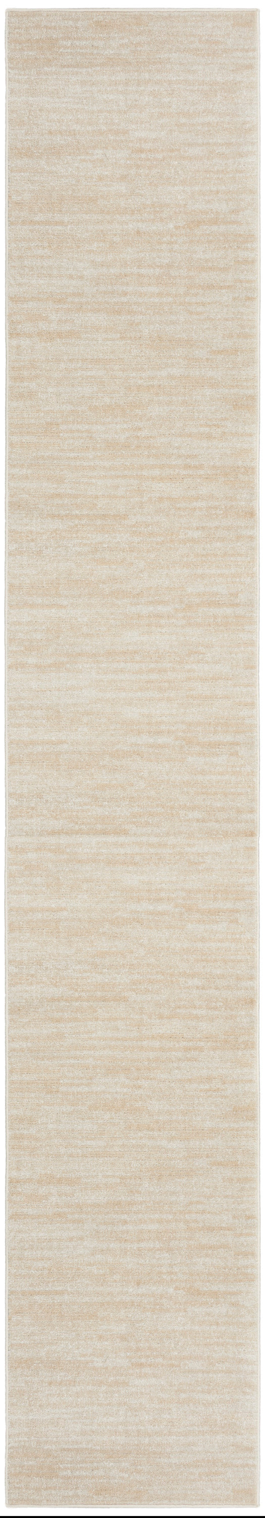 Beige textured outdoor runner rug; long, narrow rectangular area rug with a soft, neutral tone.