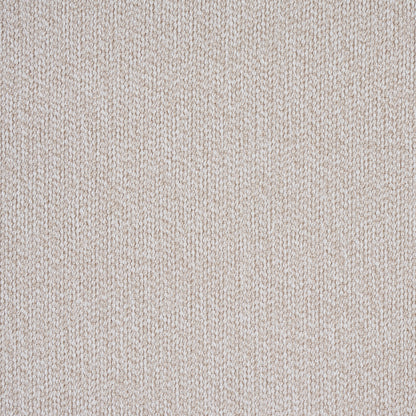 Beige textured fabric / carpet swatch with tight loop weave; neutral, cozy look for upholstery or rug.