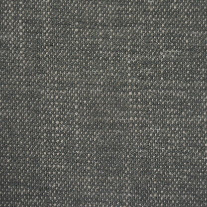 Close-up of dark grey indoor/outdoor high-performance plain-weave fabric with subtle white flecks.