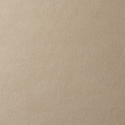 Beige faux suede fabric close-up with soft nap and warm tan tone.
