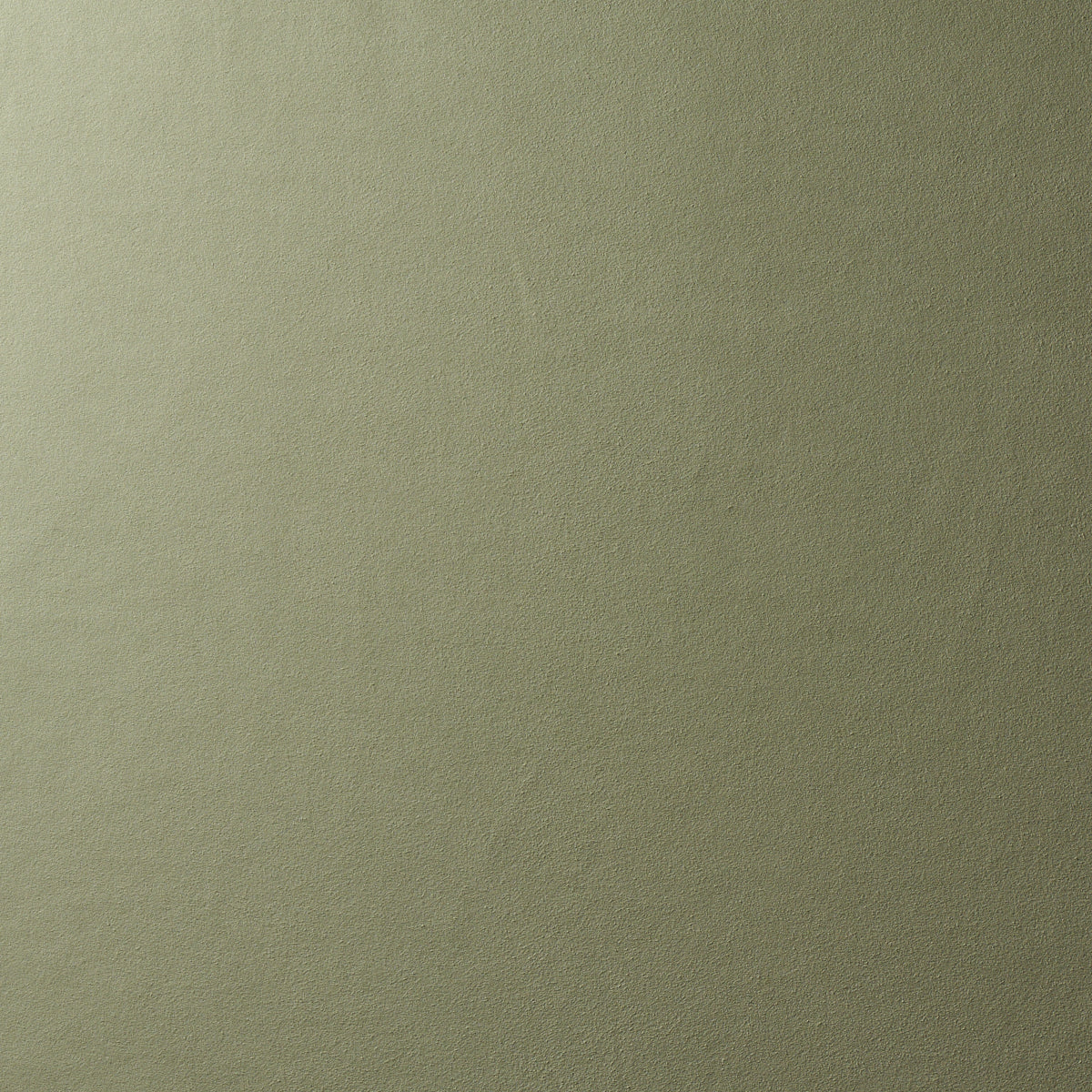 Olive green suede-textured fabric swatch with soft matte finish and subtle shading.