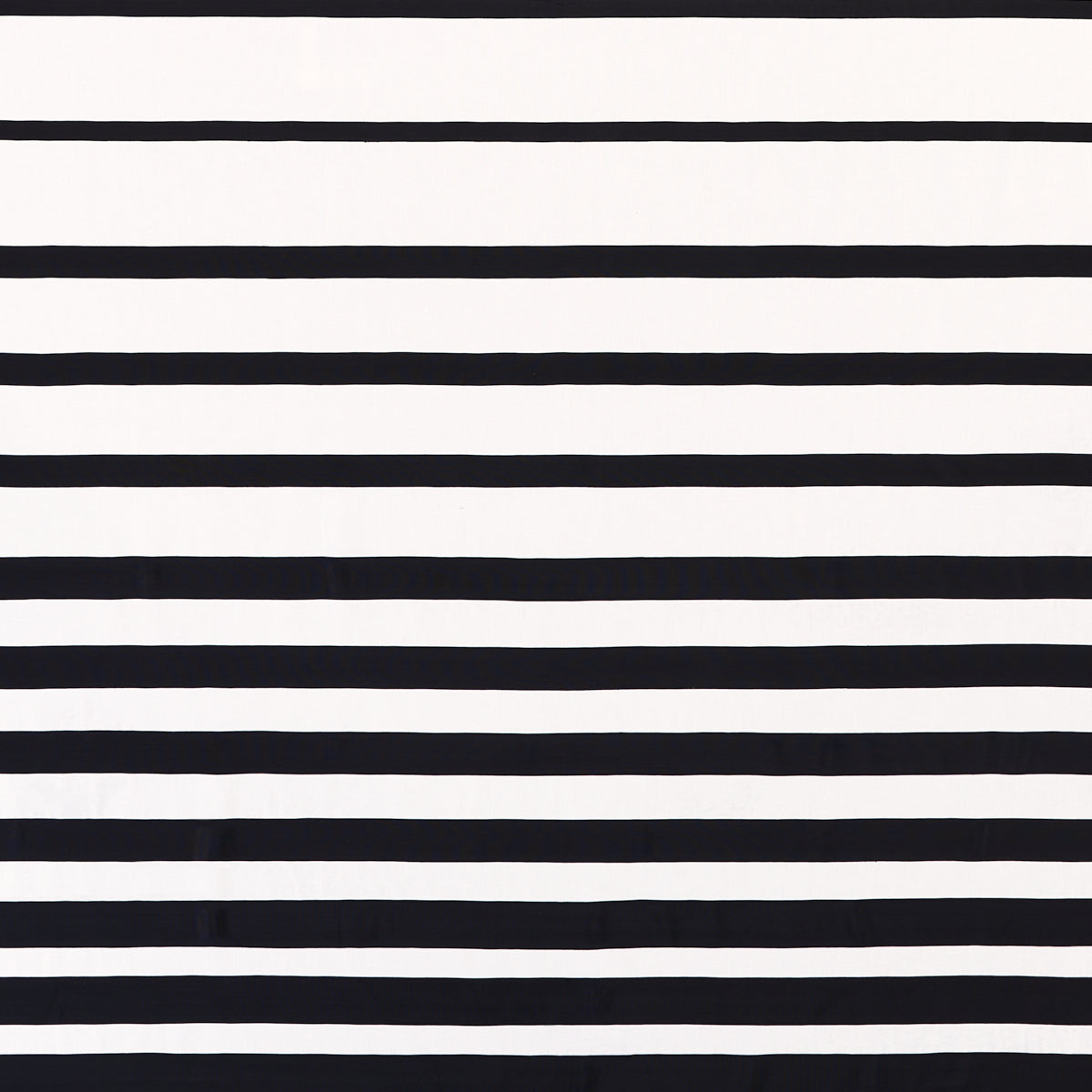 SCHUMACHER  MILES REDD RIBBON APPLIQU?? PANEL PATTERN WOVENS PATTERN WOVENS BLACK ON IVORY   - 81142