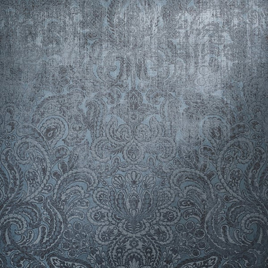 Galerie Wallcoverings Adonea Damask Galerie Wallcoverings  Blue   - 81198