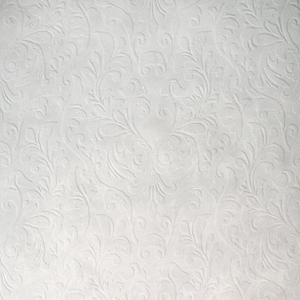 Galerie Wallcoverings Urban Classics Flocked Damask Galerie Wallcoverings  Silver, Grey   - GH81255-23