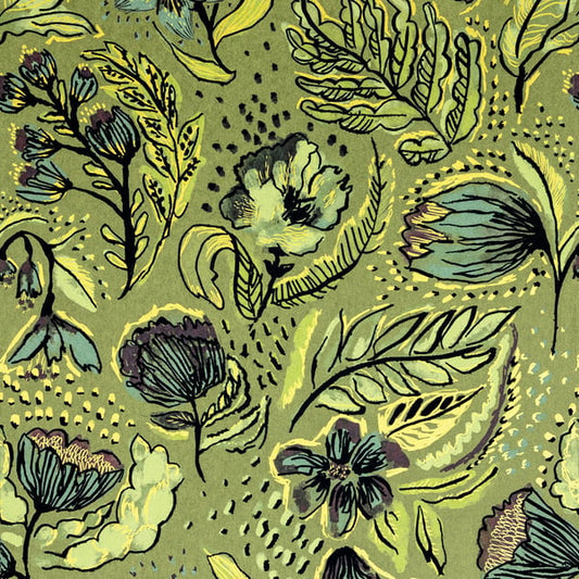 Galerie Wallcoverings Pepper Wild Garden Galerie Wallcoverings  Green   - GH81330-23