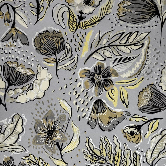 Galerie Wallcoverings Pepper Wild Garden Galerie Wallcoverings  Silver Grey   - GH81333-23