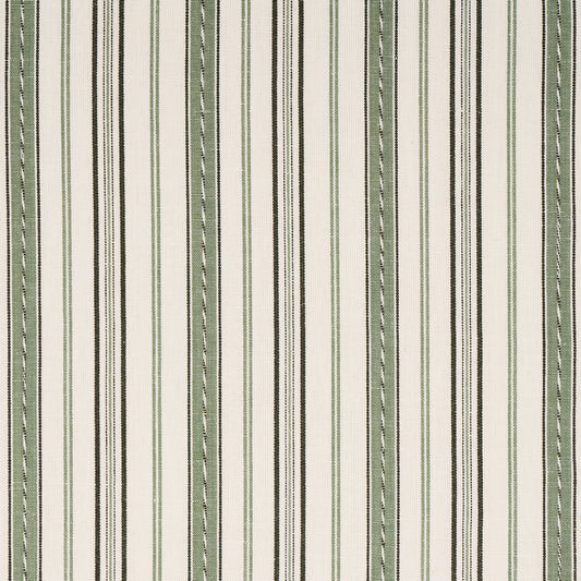 SCHUMACHER  WILLIAMSBURG LIGHTFOOT STRIPE PATTERN WOVENS PATTERN WOVENS MOSS   - 81442