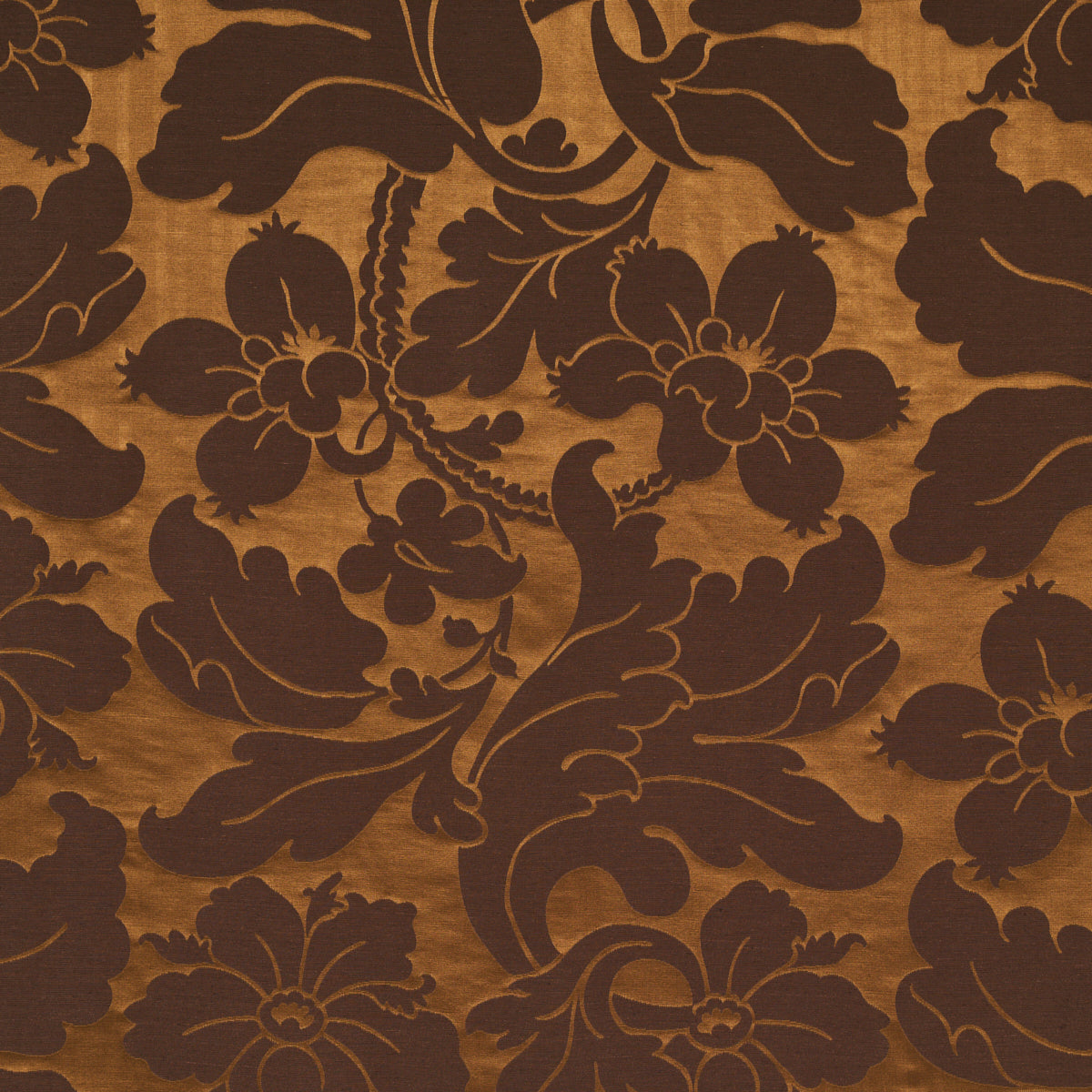 SCHUMACHER  WILLIAMSBURG DANDRIDGE DAMASK PATTERN WOVENS PATTERN WOVENS APOLLO BRONZE   - 81461