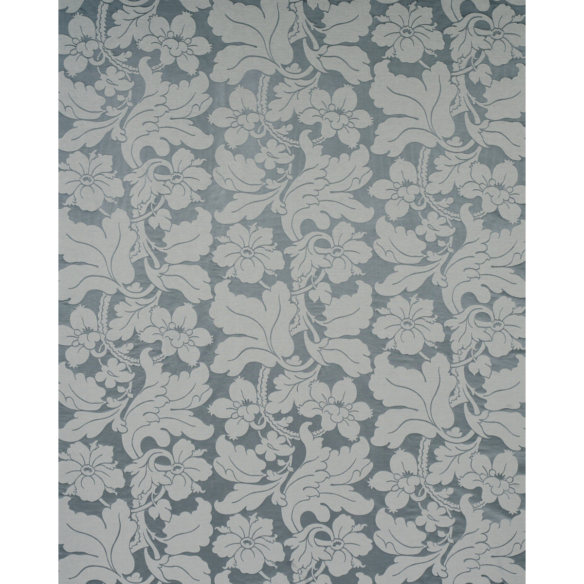 SCHUMACHER  WILLIAMSBURG DANDRIDGE DAMASK PATTERN WOVENS PATTERN WOVENS PALACE SLATE   - 81462