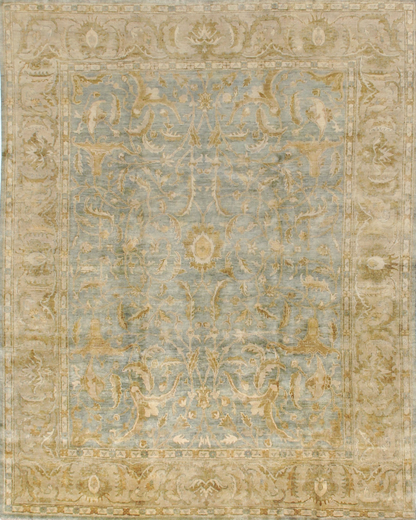 EXQUISITE RUGS   Hand-Knotted Rectangle    - 8147-9'X12'