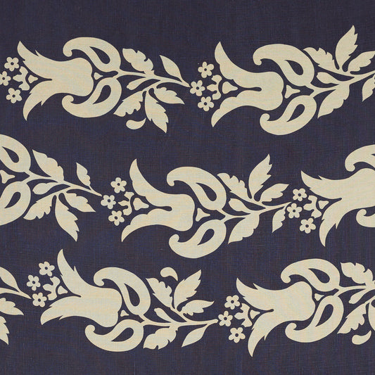 SCHUMACHER  RAOUL TEXTILES NOA NOA PRINTS PRINTS INDIGO   - 814U59