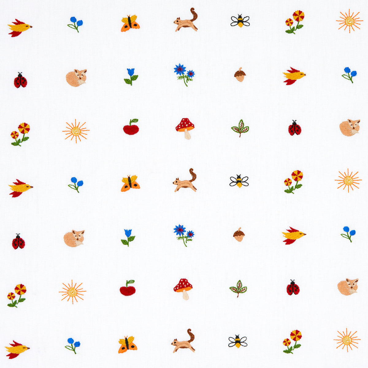 Tiny Things embroidery design, multi-color pattern, 81500