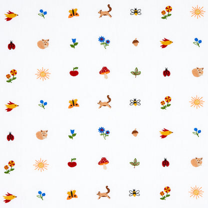 Tiny Things embroidery design, multi-color pattern, 81500