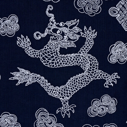 SCHUMACHER  UNCOMMON THREADS DRAGON EMBROIDERY EMBROIDERIES EMBROIDERIES NAVY   - 81550