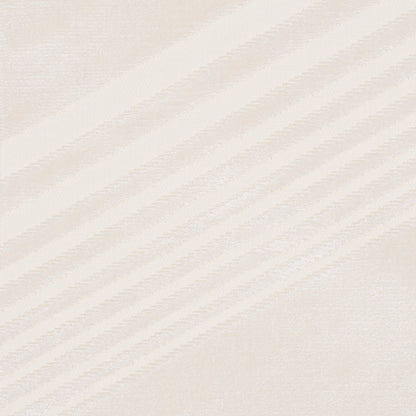 Cream linen-textured fabric swatch with subtle diagonal beige stripes.