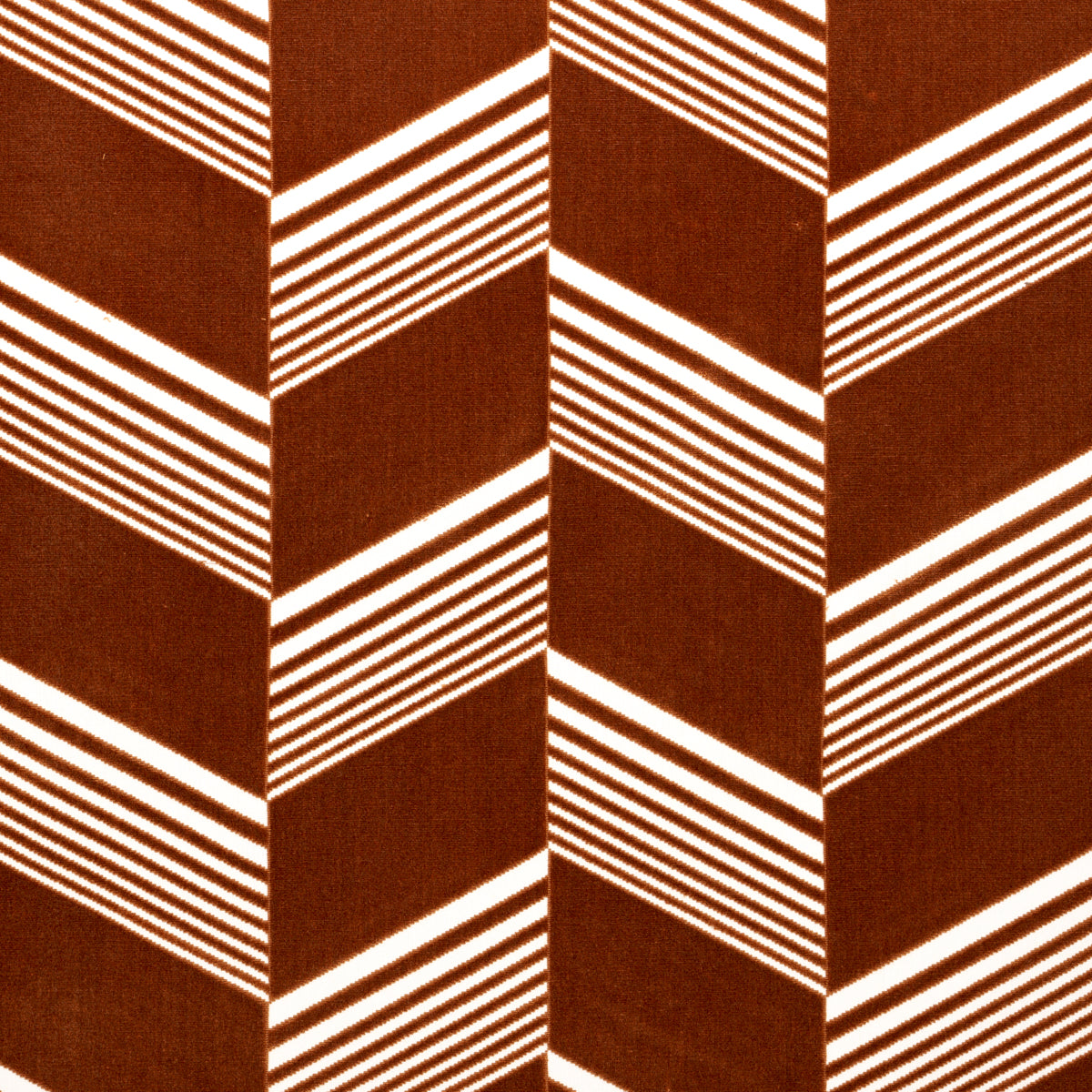 Camel cut velvet fabric swatch (81572)