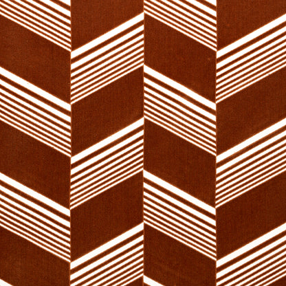 Camel cut velvet fabric swatch (81572)
