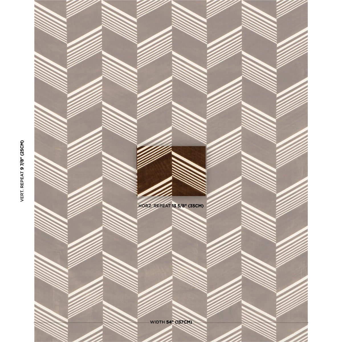 SCHUMACHER  CUT & PATTERNED VELVETS JESSIE CUT VELVET WOVEN WOVEN SABLE   - 81575