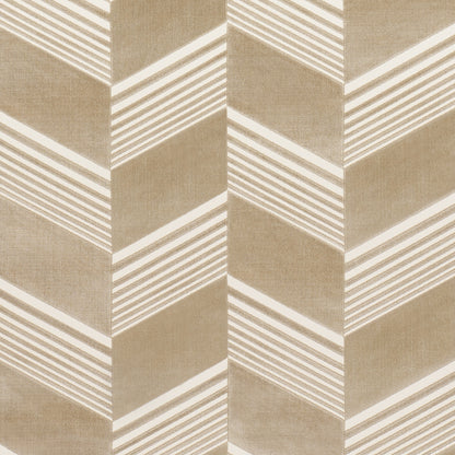 Jessie cut velvet woven fabric in sand color, patterned velvet.