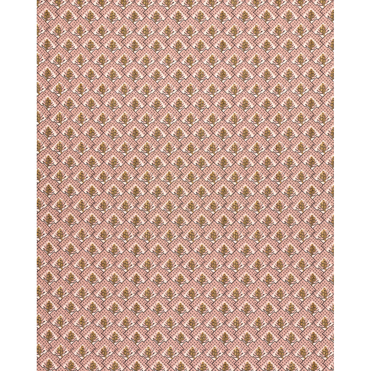 SCHUMACHER  WILLIAMSBURG BLAIR SILK ??PINGL?? WOVEN WOVEN WYTHE ROSE   - 81600