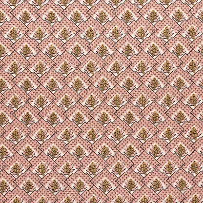 SCHUMACHER  WILLIAMSBURG BLAIR SILK ??PINGL?? WOVEN WOVEN WYTHE ROSE   - 81600