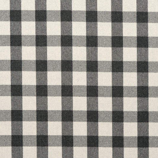 SCHUMACHER  WILLIAMSBURG GALT WOOL CHECK PATTERN WOVENS PATTERN WOVENS CHARCOAL   - 81612