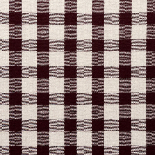 SCHUMACHER  A COUNTRY LIFE GALT WOOL CHECK PATTERN WOVENS PATTERN WOVENS PLUM   - 81613