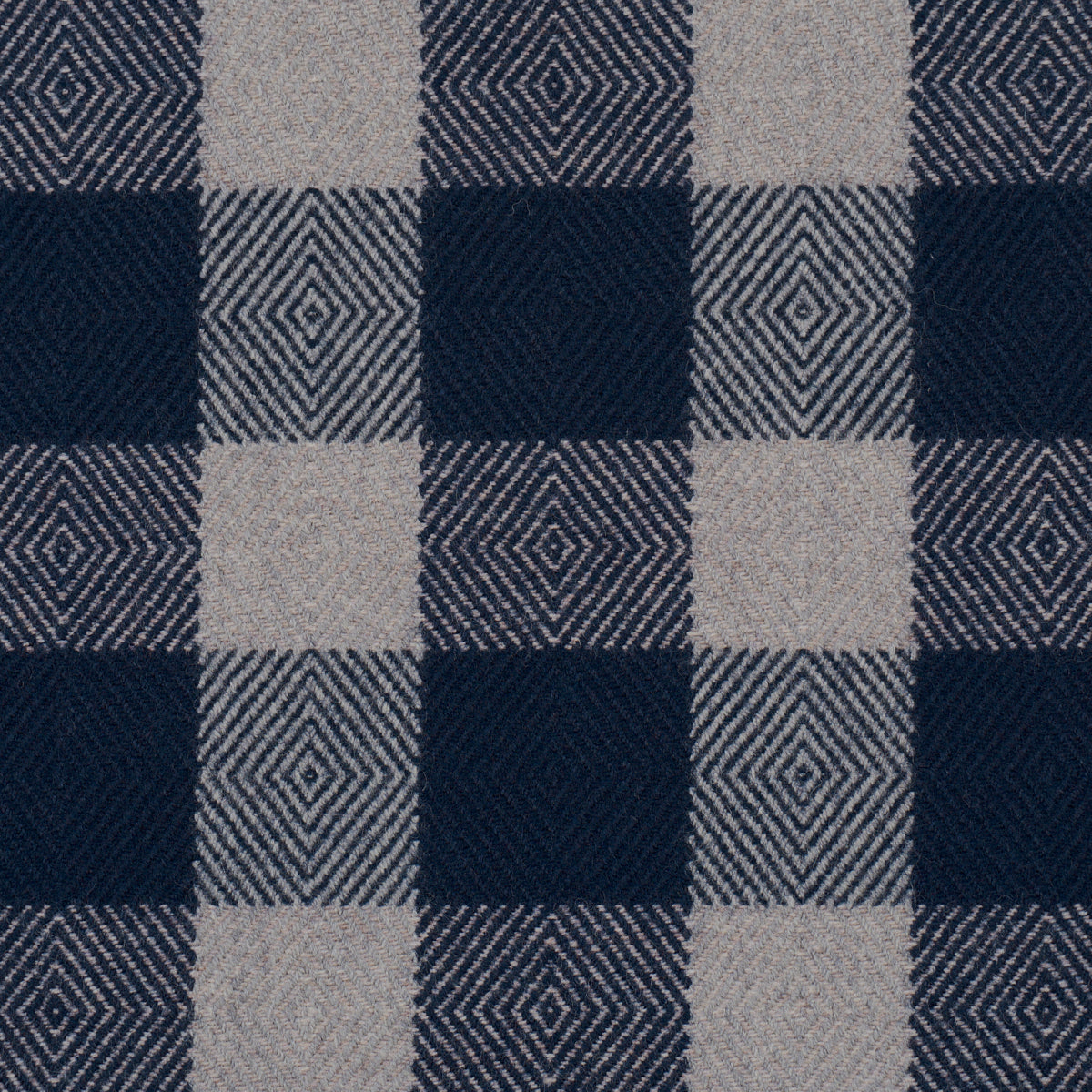SCHUMACHER  A COUNTRY LIFE GALT WOOL CHECK   Indigo   - 81615