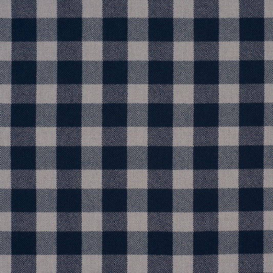 SCHUMACHER  A COUNTRY LIFE GALT WOOL CHECK   Indigo   - 81615