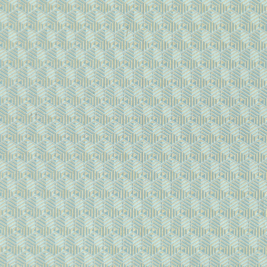 JF Fabrics -Wallpaper 8162 63 Wallpaper Teal, Blue  Non-woven - 8902463 W9071