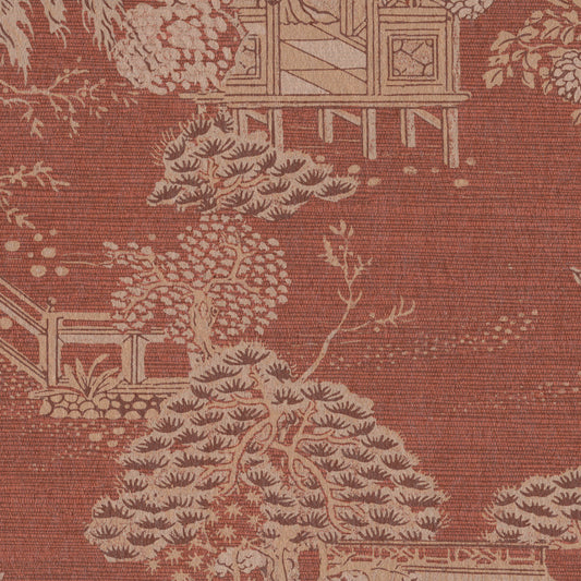 JF Fabrics -Wallpaper 8164 47 Wallpaper Rust, Russet, Maroon  Non-woven - 8902547 W9071