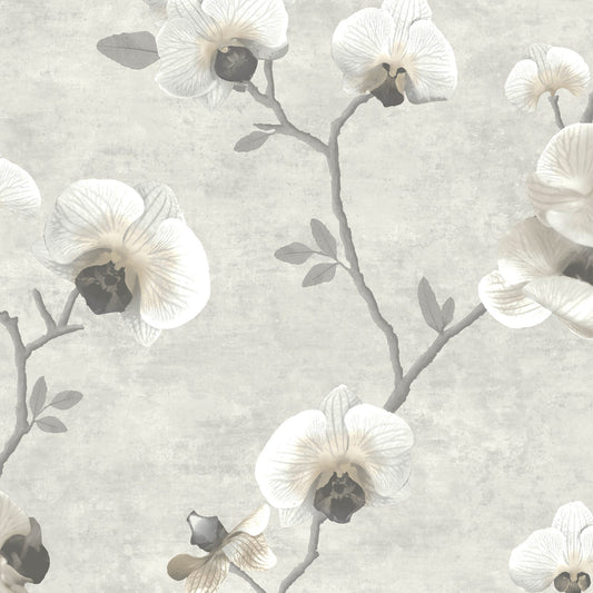 JF Fabrics -Wallpaper 8175 92 Wallpaper Taupe, Grey  Non-Woven - 8901192 W9091