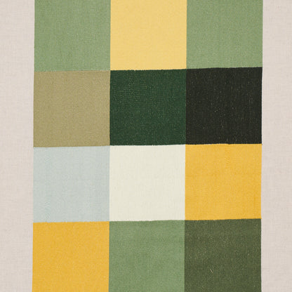 Embroidered tile in green - 81832